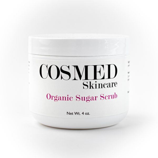 Organic Sugar Scrub jar front