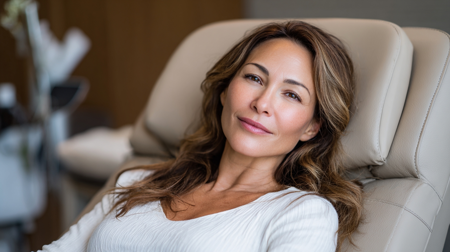 a woman in medical spa filler procedure1